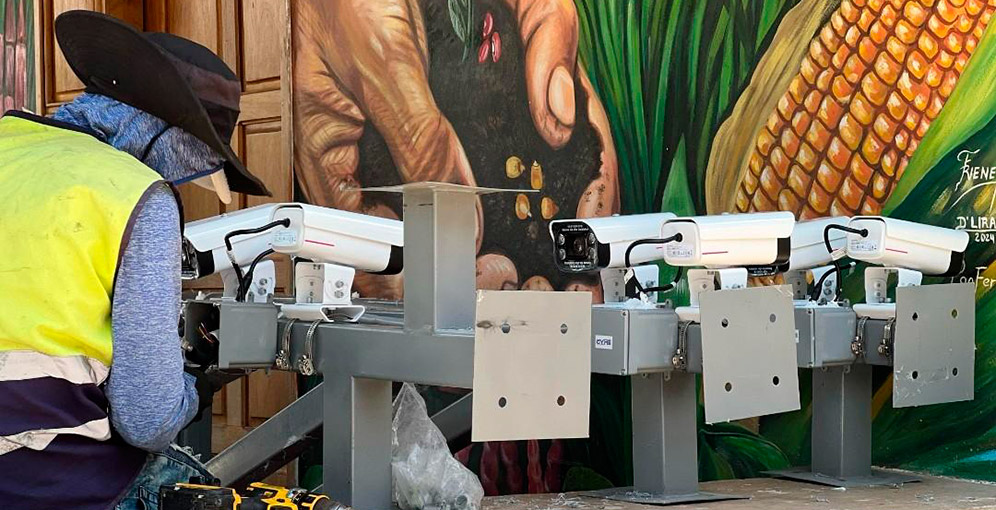 Instalan más de 60 cámaras de seguridad en Pespire y El Corpus
