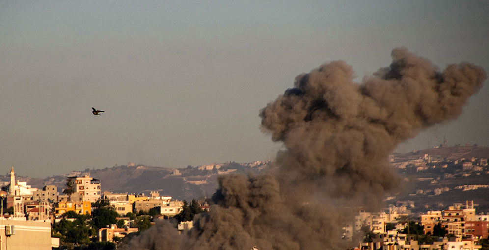 Israel bombardea la frontera entre el Líbano y Siria
