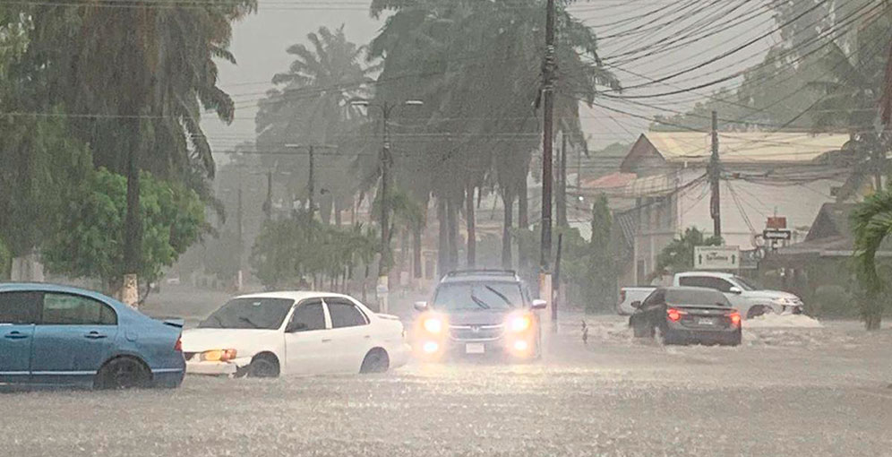 Copeco emite alerta amarilla en Atlántida por intensas lluvias y condiciones adversas en el Caribe