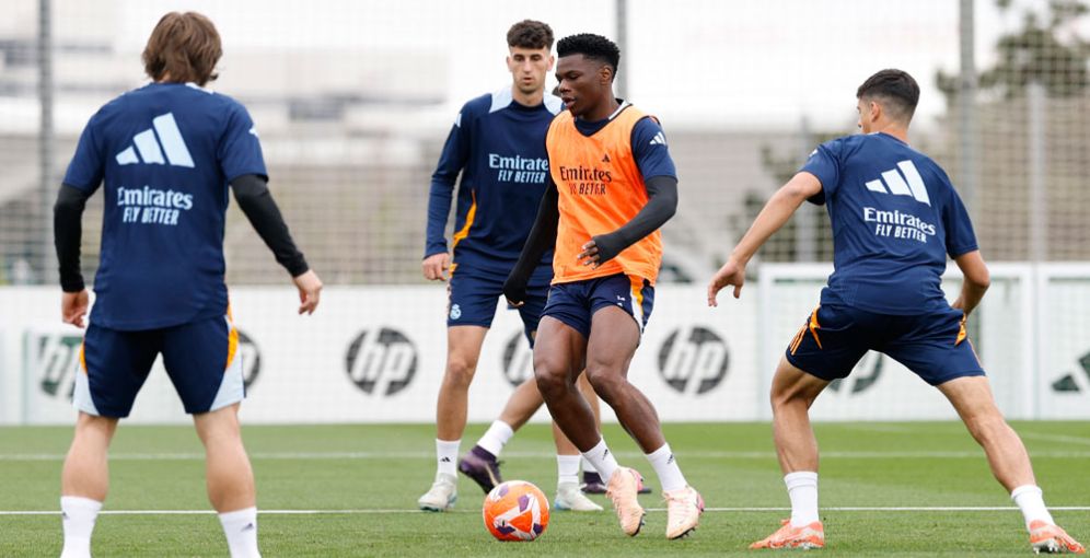 Real Madrid se entrena sin nuevos lesionados y con Mbappé listo para el clásico ante el Barcelona