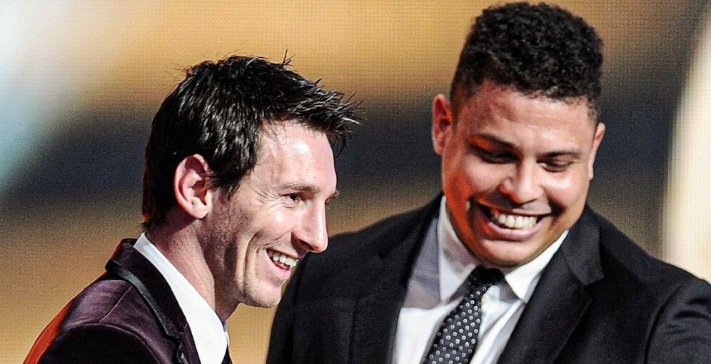 Messi elige a Ronaldo Nazário como el mejor delantero de la historia del fútbol