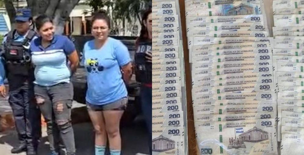 Dos mujeres procesadas por portar 200 billetes falsos de L200 en zona occidental de Honduras