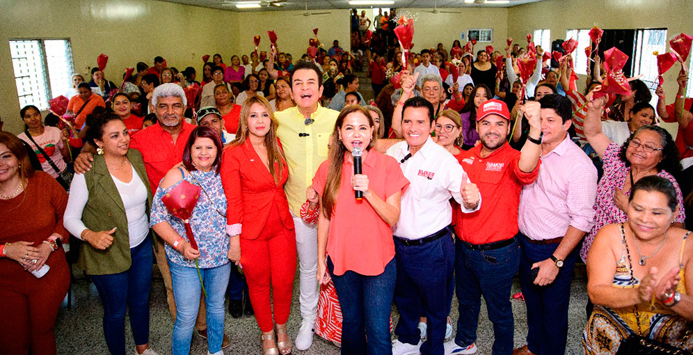 Eliseo Castro consolida apoyo en el Distrito Central con respaldo de Aracely Leiva
