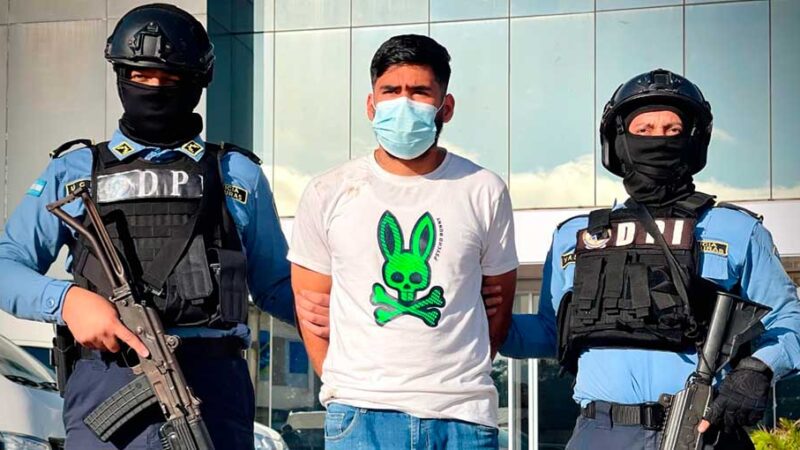 DPI captura sospechoso en Tegucigalpa